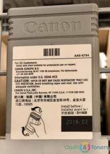 Canon Cartridge Expiration Install Before Date