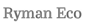 Ryman Eco Font