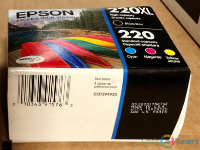 Expiration Date on Epson Ink Cartridge