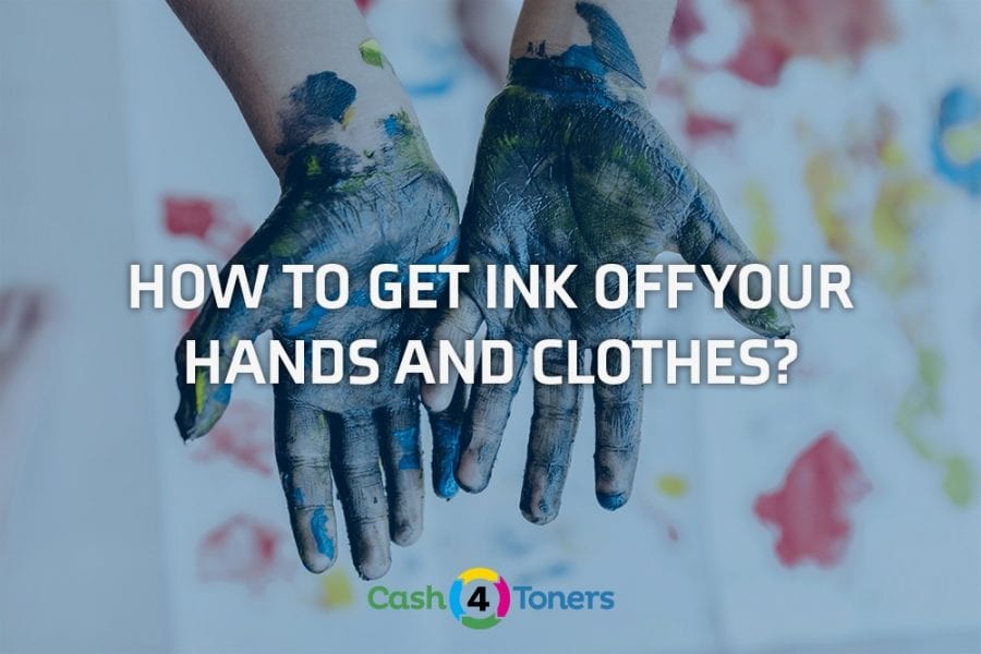 Ways to Remove Printer Ink Stains from Clothes, Carpet or Hands