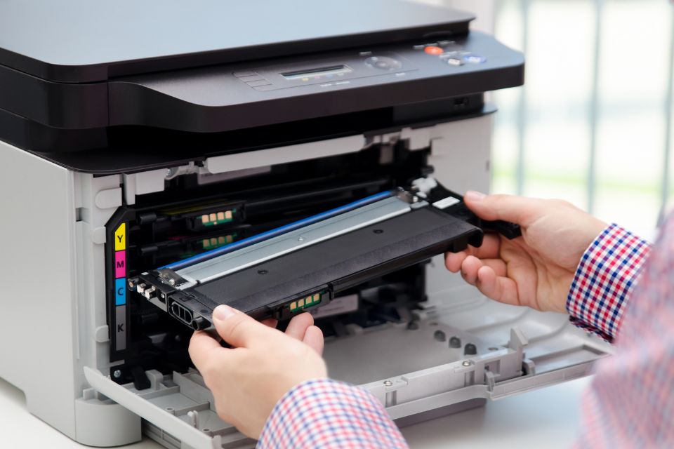 Replacing Toner on Brother Printer